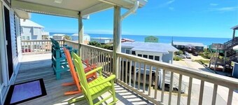 Oceanviews galore from this 3BR, 2.5BA beach house
