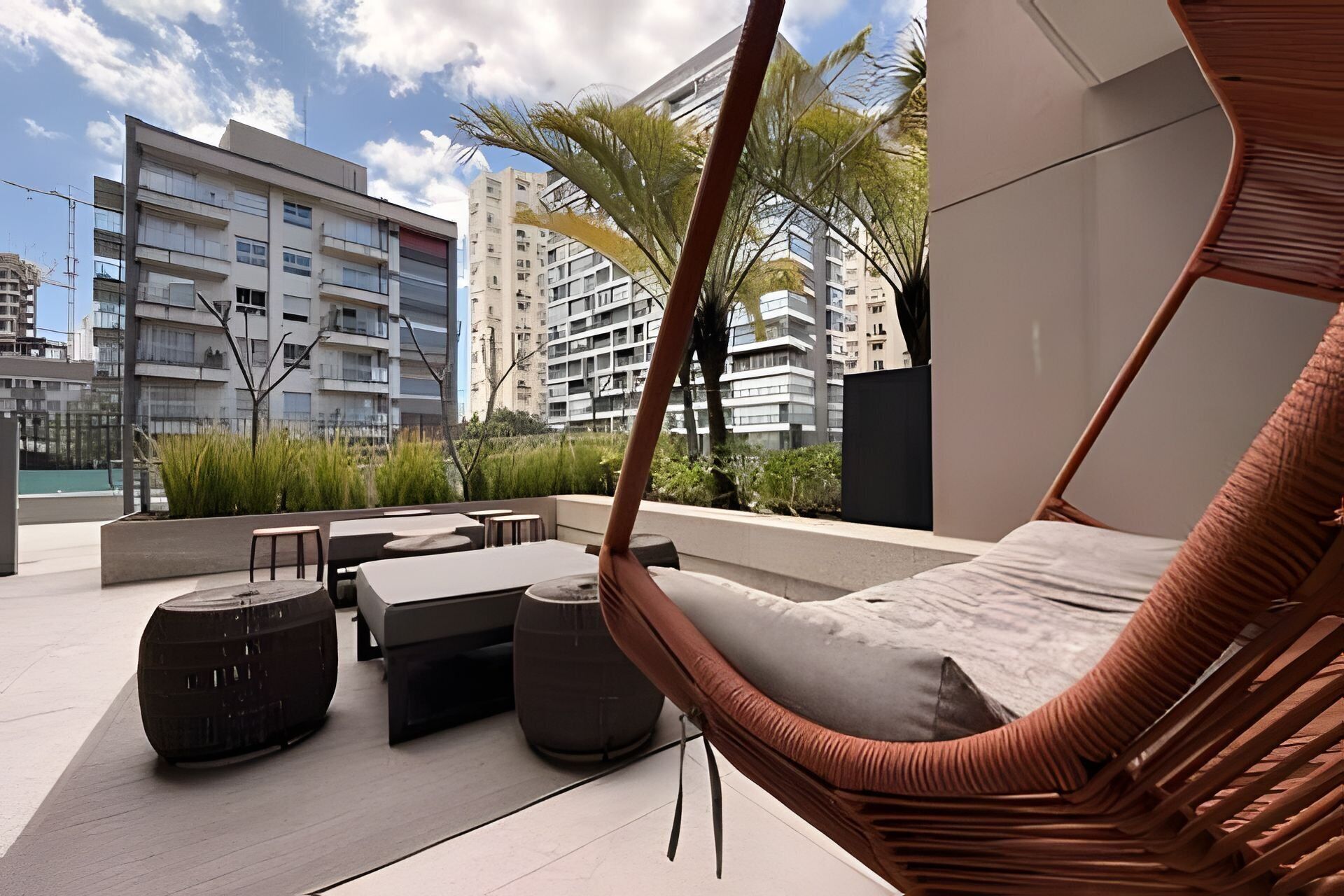 Apartamento luxo | Terraço/pátio