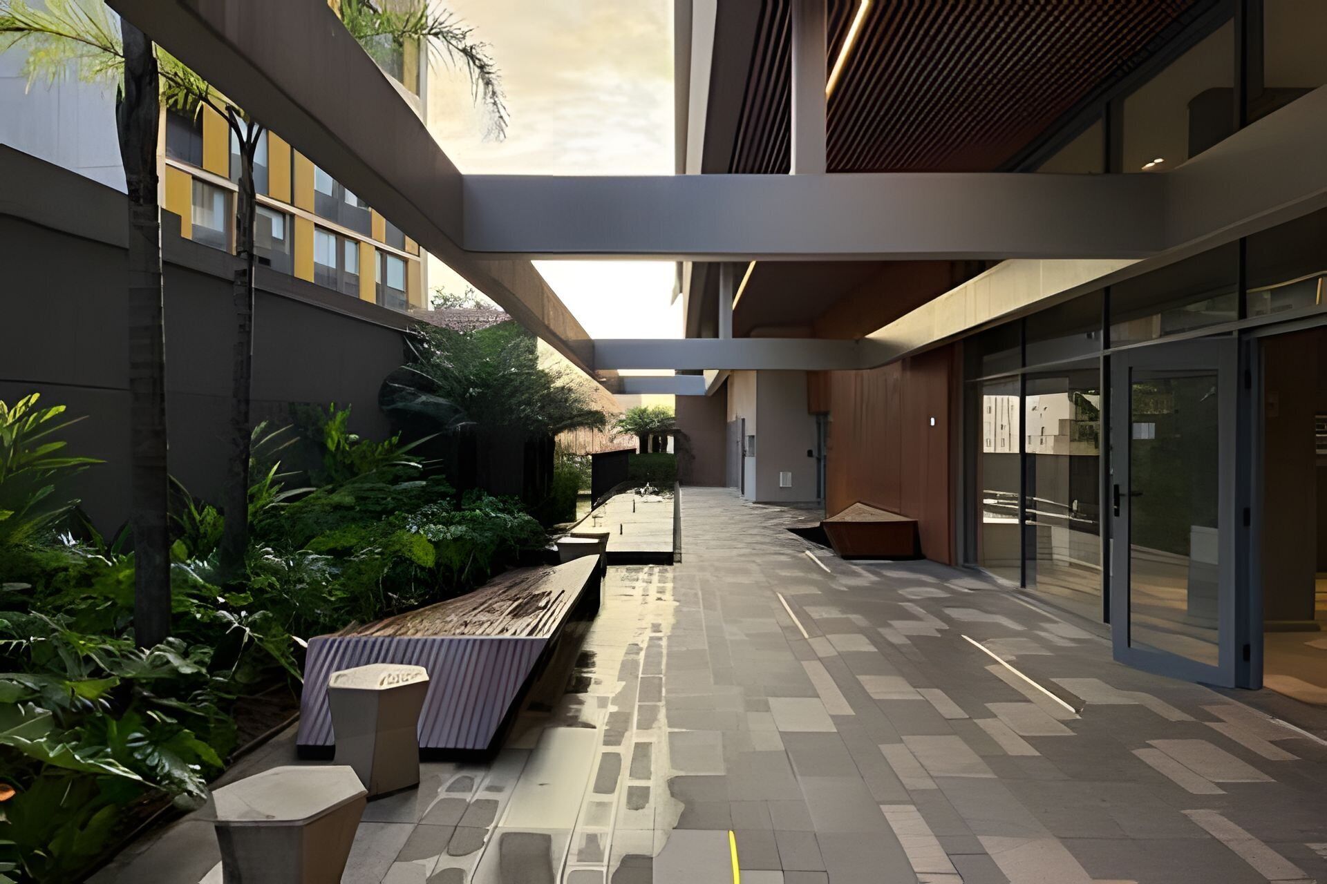 Apartamento luxo | Terraço/pátio