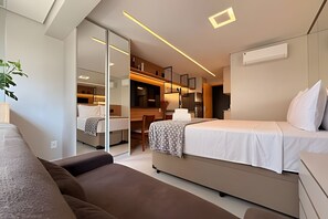 Deluxe-Apartment | Verdunkelungsvorhänge, kostenloses WLAN