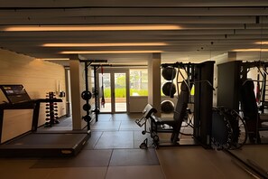 Apartamento luxo | Sala de fitness