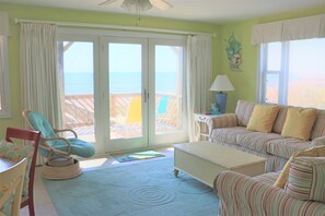 Smart TV - Spacious 4BR Beach Duplex with Ocean Views (Emerald Isle)