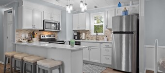 Duplex with 2 Kitchens | Walk to Beach in Emerald Isle