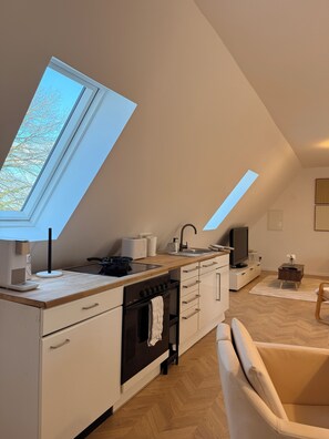 Private kitchen - Spacious country house apartment (Bad Essen)