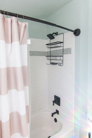 Shower, hair dryer, towels, soap - Pool + Hot Tub Oasis and Coastal Vibes Near AU (Anderson)