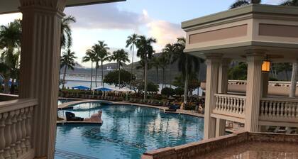 Beautiful 1-bedroom Ocean Front Villa at Marriott's Kauai Beach Club.