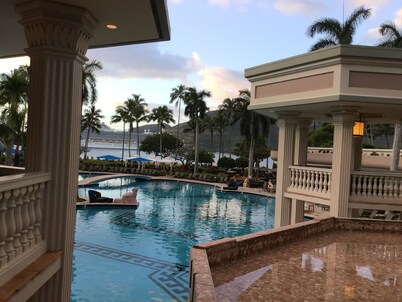 Beautiful 1-bedroom Ocean Front Villa at Marriott's Kauai Beach Club.