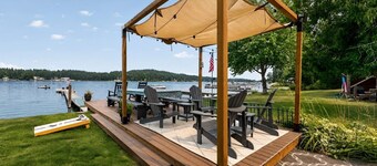 Diamond Lake Retreat w Private Beach & Dock!