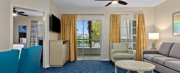 Living area - Cozy 2BR Condo at a Resort near Disney in welcoming Kissimmee! 4/29-5/6 2026 (Kissimmee)