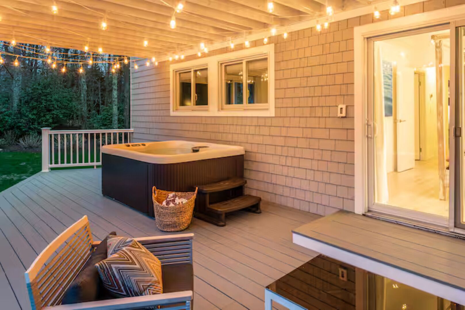 Villa superior, vista a la alberca | Terraza o patio