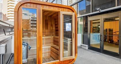 Stylish City Escape | Sauna, Gym + Downtown Views