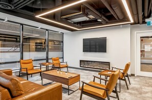 Interior - Chic Downtown Living | Sauna, Gym + Pool Table Access (Calgary)