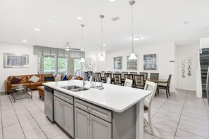 House, Multiple Beds, Pool Access, Pool View (Dream Come True - Windsor Westside) | Interior - Well-stocked Home With Game Room, Enclosed Pool, Patio, & Child-friendly Items (Kissimmee)
