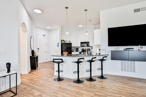 Condo, Multiple Beds, Pool Access (Sunshine & Fun Times) | Private kitchen - Stylish, Third-floor Condo With Water View, Pool, hot Tub, & On-site Game Room (Davenport)