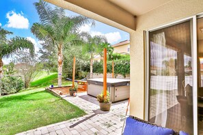 House, Multiple Beds, Hot Tub (Tropical Escape - Bella Toscana) | Terrace/patio - Dog-friendly Home w/ Private Hot Tub, High-speed Wifi, AC, Washer/dryer & Patio (Davenport)