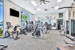 House, Multiple Beds, Pool Access, Pool View (Windsor Island Wonder-Windsor Island) | Fitness facility - Windsor Island Wonder - Private Pool, Near Theme Parks & new Club House (Davenport)