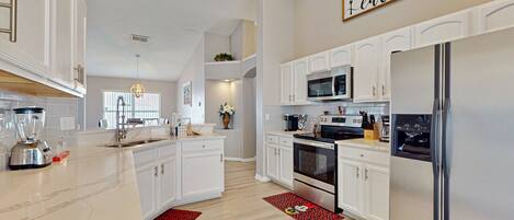 Maison, plusieurs lits, accÚs piscine, vue piscine (Elderberry Retreat - Four Corners) | Cuisine privée