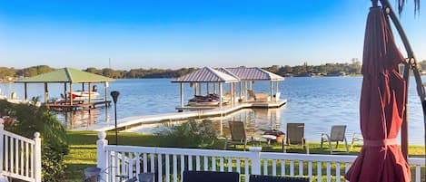 하우스, 침대(여러 개), 반려동물 동반 불가 (Paradise on Lake Henry) | 야외 식당