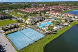 Sports court - Spacious Townhouse With Private Pool,resort Amenities, and Tennis Courts (Kissimmee)