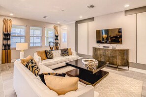 Living area - Resort Home With Private Pool, Patio, Foosball & 2 Living Areas - Near Disney (Kissimmee)