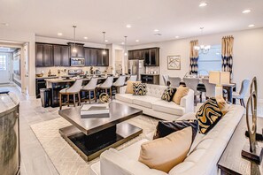 House, Multiple Beds, Pool Access, Pool View (Pelican Cove - Solara Resort) | Interior - Resort Home With Private Pool, Patio, Foosball & 2 Living Areas - Near Disney (Kissimmee)
