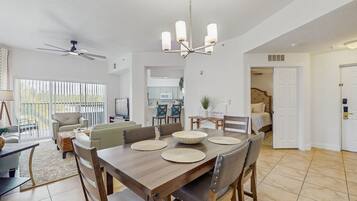 Condo, Multiple Beds, Balcony (A Worldquest Wonderland) | 3 bedrooms, individually decorated, individually furnished, bed sheets