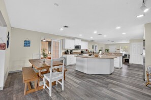 Dining - Lakefront Home With Water Views, Foosball, Screened Porch, & Private W/D (Lake Placid)