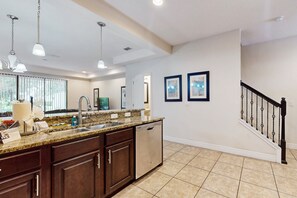 House, Multiple Beds, Pool Access, Pool View (Roseville Getaway-Fountains Champions) | Interior - Charming Dog-friendly Home With Pool, hot Tub, Fitness Center, Patio, & Kitchen (Davenport)