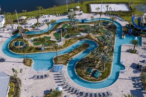 Outdoor pool - Modern Townhouse With Private Pool, Resort Amenities, Themed Rooms and More (Kissimmee)
