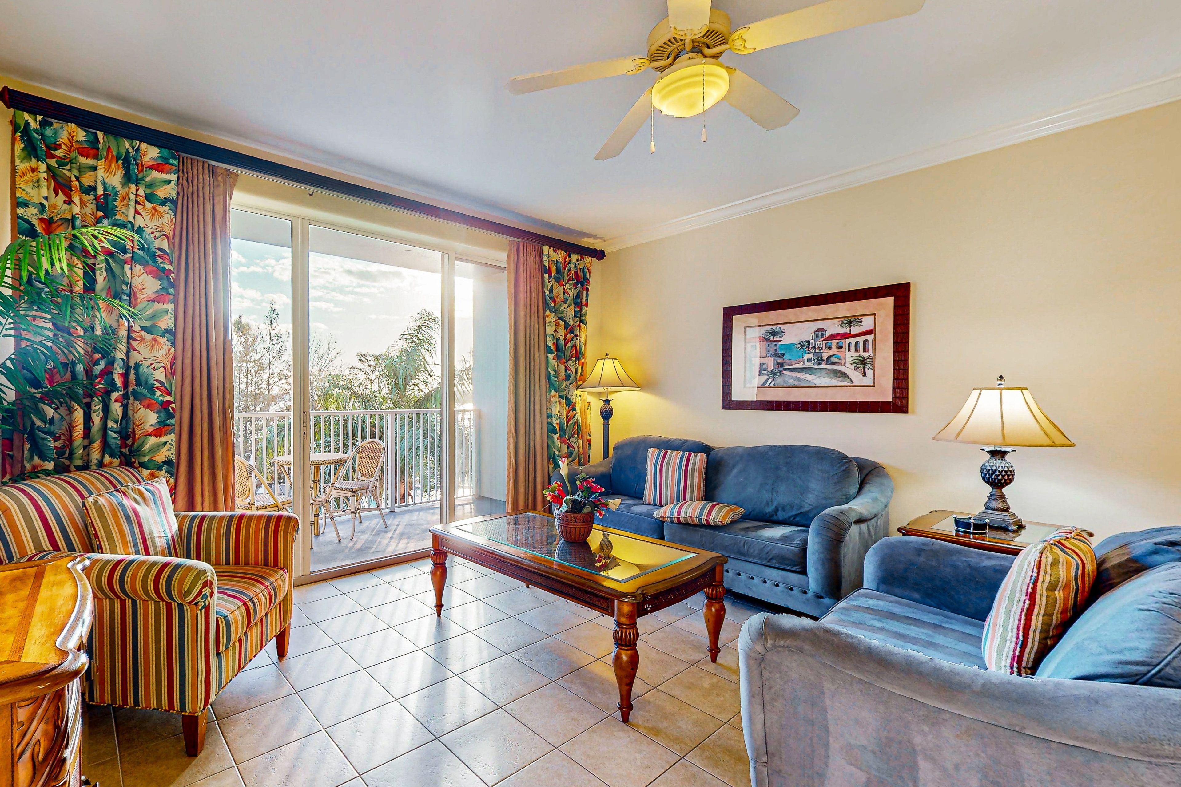 Condo, Multiple Beds, Pool Access, Pool View (Blue Heron Beach 1-0102-NoPets) | Living area