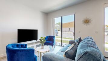 Ferienhaus, Mehrere Betten, Küche (Zen Hideaway) | Wohnbereich