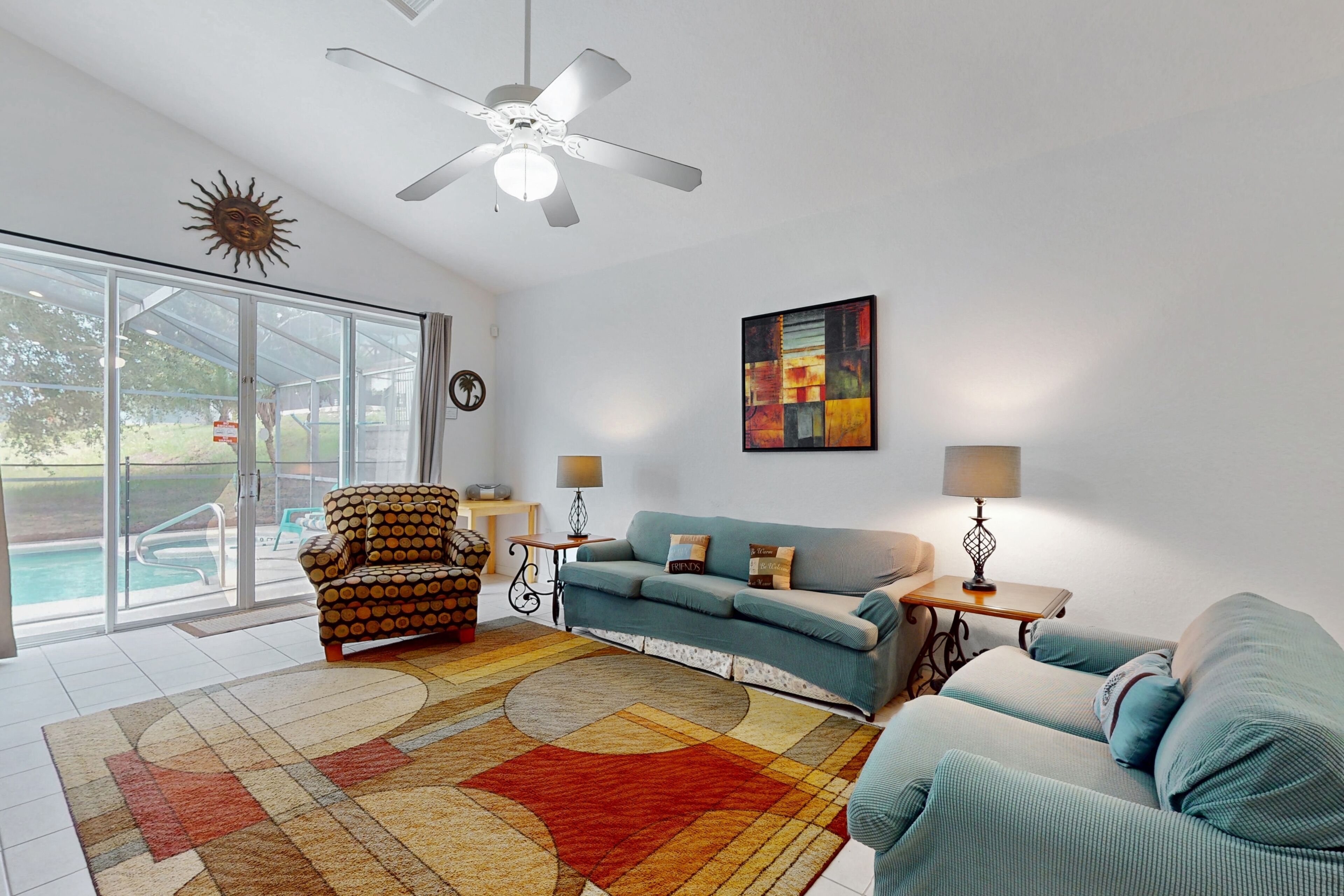 House, Multiple Beds, Pool Access, Pool View (Seven Dwarf's Hideaway) | Living area
