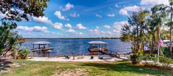 Lakefront Home With Private Hot Tub, Central AC & Beach Access