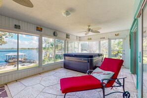 House, Multiple Beds, Hot Tub (Red Beach Lake Escape) | Interior - Lakefront Home With Private Hot Tub, Central AC & Beach Access (Sebring)