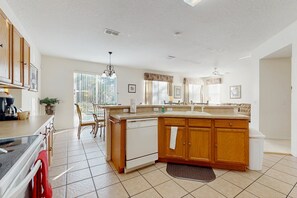 House, Multiple Beds, Pool Access, Pool View (Secret Garden Villa) | Private kitchen - Gorgeous Private Home, Dog-friendly, Private Pool & Close to Parks (Davenport)