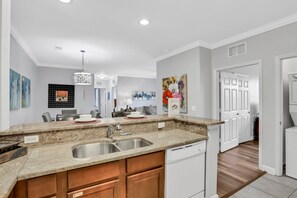 Apartment, Multiple Beds, Pool Access, Pool View (Tuscan Escape at Champions Gate) | Interior - Mediterranean-style Condo in Champions Gate With Pool Near Theme Parks (Davenport)