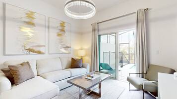House, Multiple Beds, Pool Access, Pool View (Azur Epic Escape) | Living area