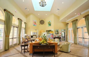 House, Multiple Beds, Pool Access, Pool View (Our Serenity Bay at Watersong Resort) | Lobby - Family-friendly Resort Home w/ Private Pool Spa, Game Room, Wifi & AC - Dogs OK (Davenport)