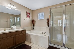House, Multiple Beds, Pool Access, Pool View (Castle Street Memories - Trafalgar) | Bathroom - Beautiful Home Close to Theme Parks With Private Pool, AC & W/D - Dog-friendly (Kissimmee)