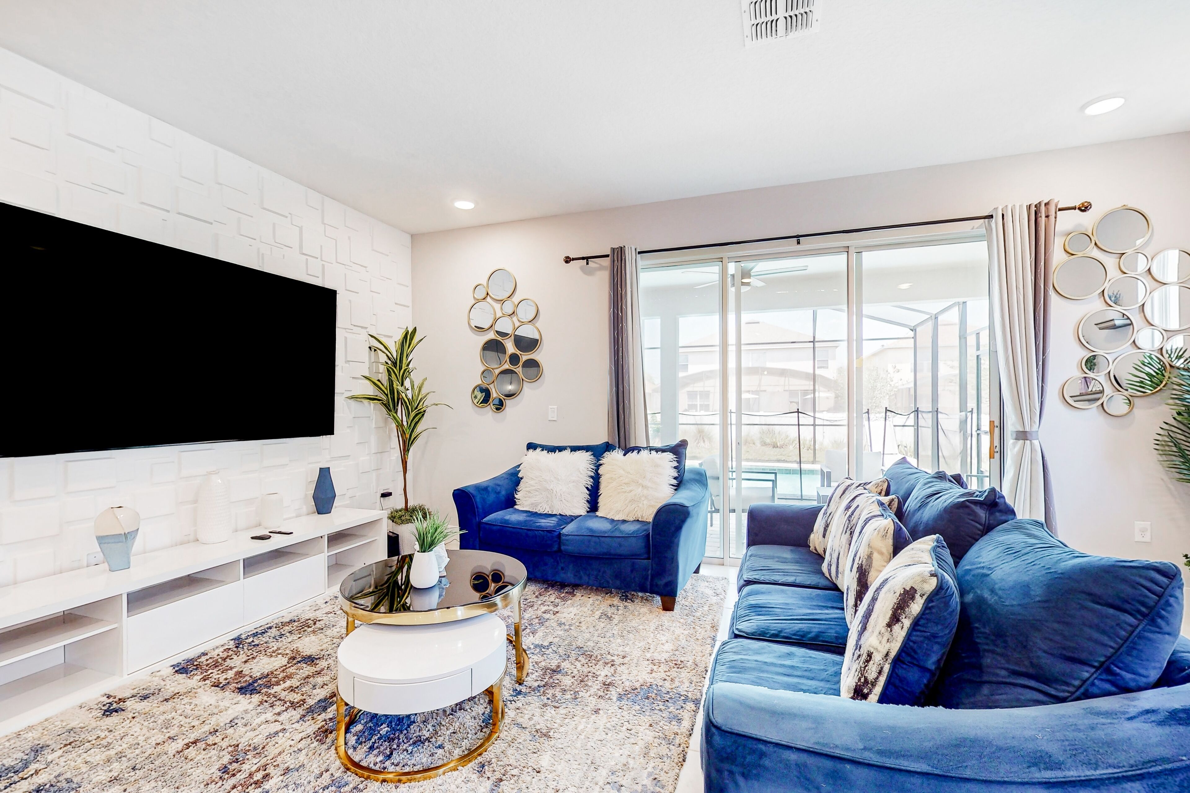 Ház, több ágy, hozzáférés a medencéhez, kilátással a medencére (Enchanted on Arisha) | Nappalirész