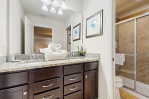 House, Multiple Beds, Pool Access, Pool View (The Family Nest - Windsor at Westside) | Bathroom - Beautiful Home With Private Pool and Space for the Whole Family (Kissimmee)
