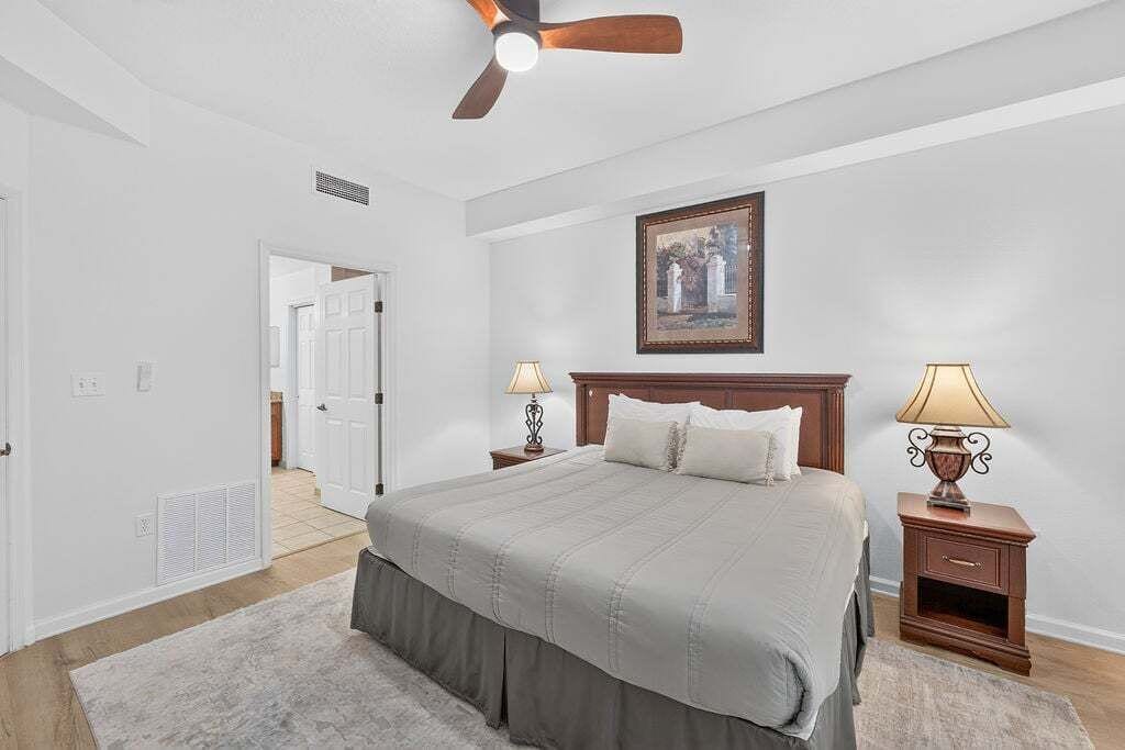 Condo, Multiple Beds, Balcony, Garden View (Worldquest Retreat - No Pets) | 3 bedrooms, individually decorated, individually furnished, bed sheets