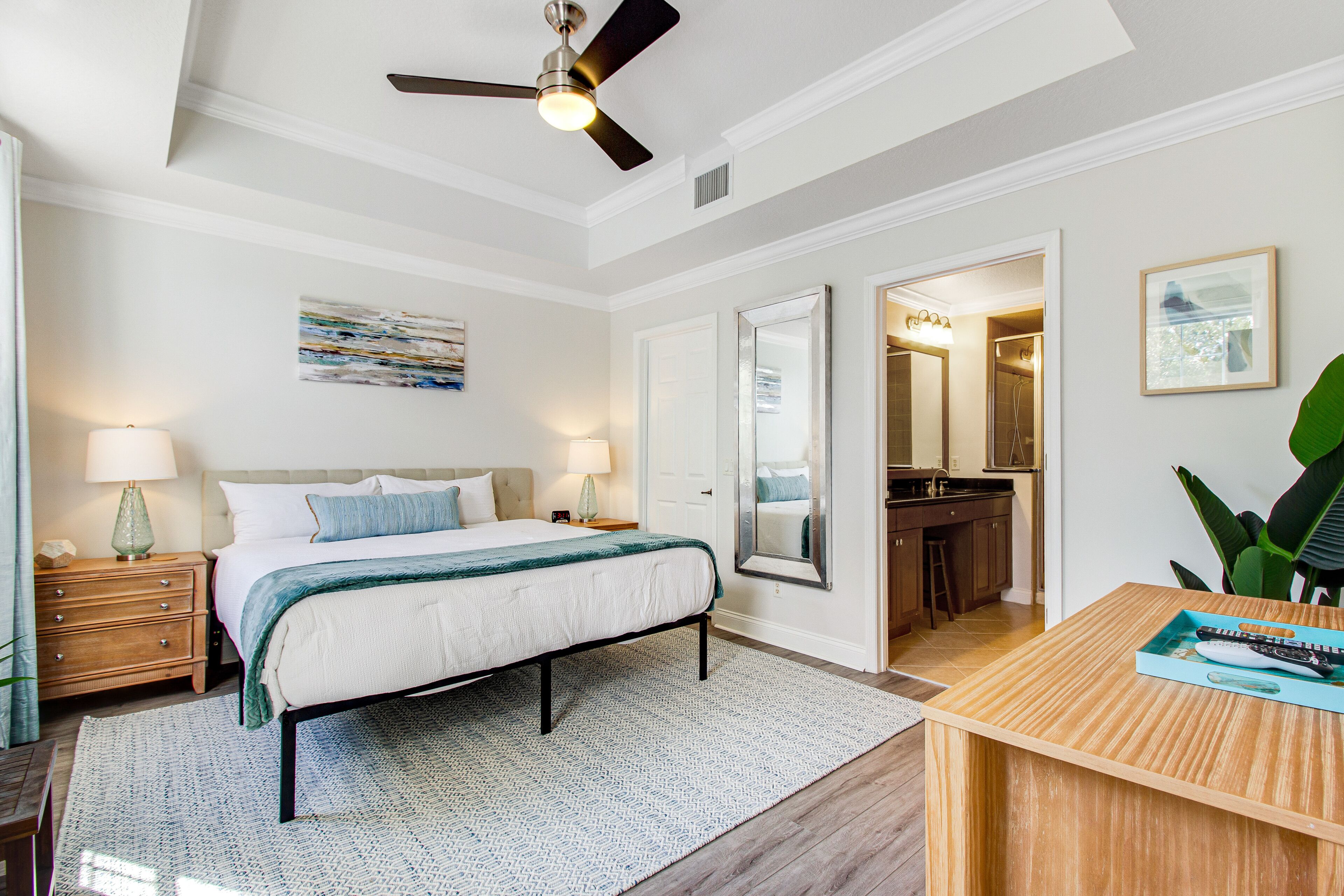 Condo, Multiple Beds, Balcony, Pool View (The Terraces at Reunio) | 3 bedrooms, individually decorated, individually furnished, bed sheets