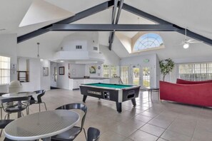 Games room - Dog-friendly Retreat With hot Tub, Outdoor Pool, & Tennis Court - Great Location (Kissimmee)