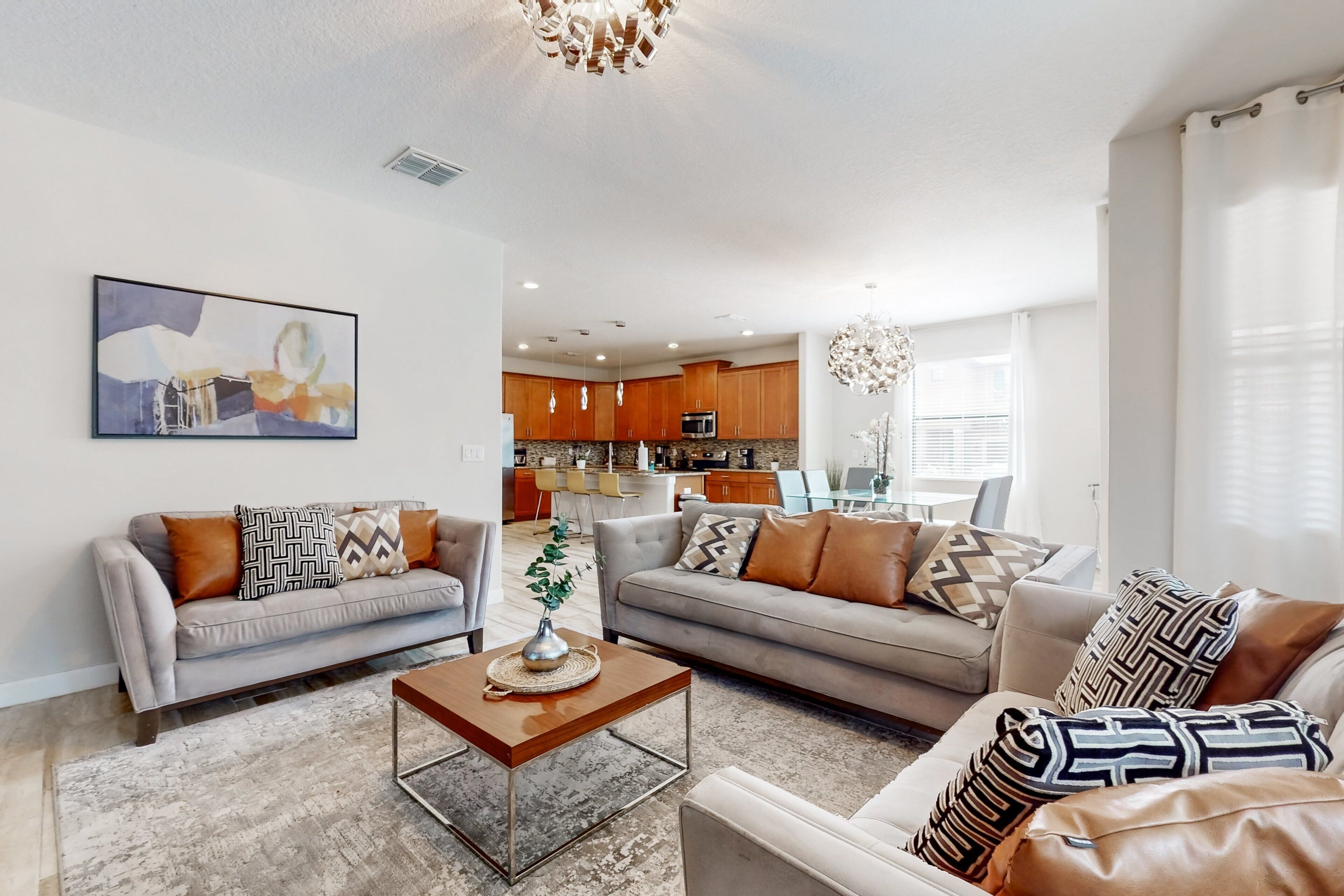 House, Multiple Beds, Pool Access, Pool View (Solterra) | Living area