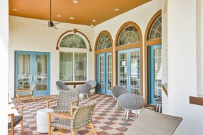 House, Multiple Beds, Pool Access, Pool View (Davenport Spacious Family Retreat) | Terrace/patio - Dog-friendly Home With Private Outdoor Pool, High-speed Wifi, and Central AC (Davenport)