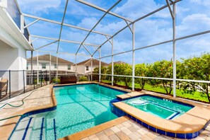 Pool - Two-story Home With Amazing Pool, Pool Spa, Game Rooms, & Washer/dryer (Davenport)