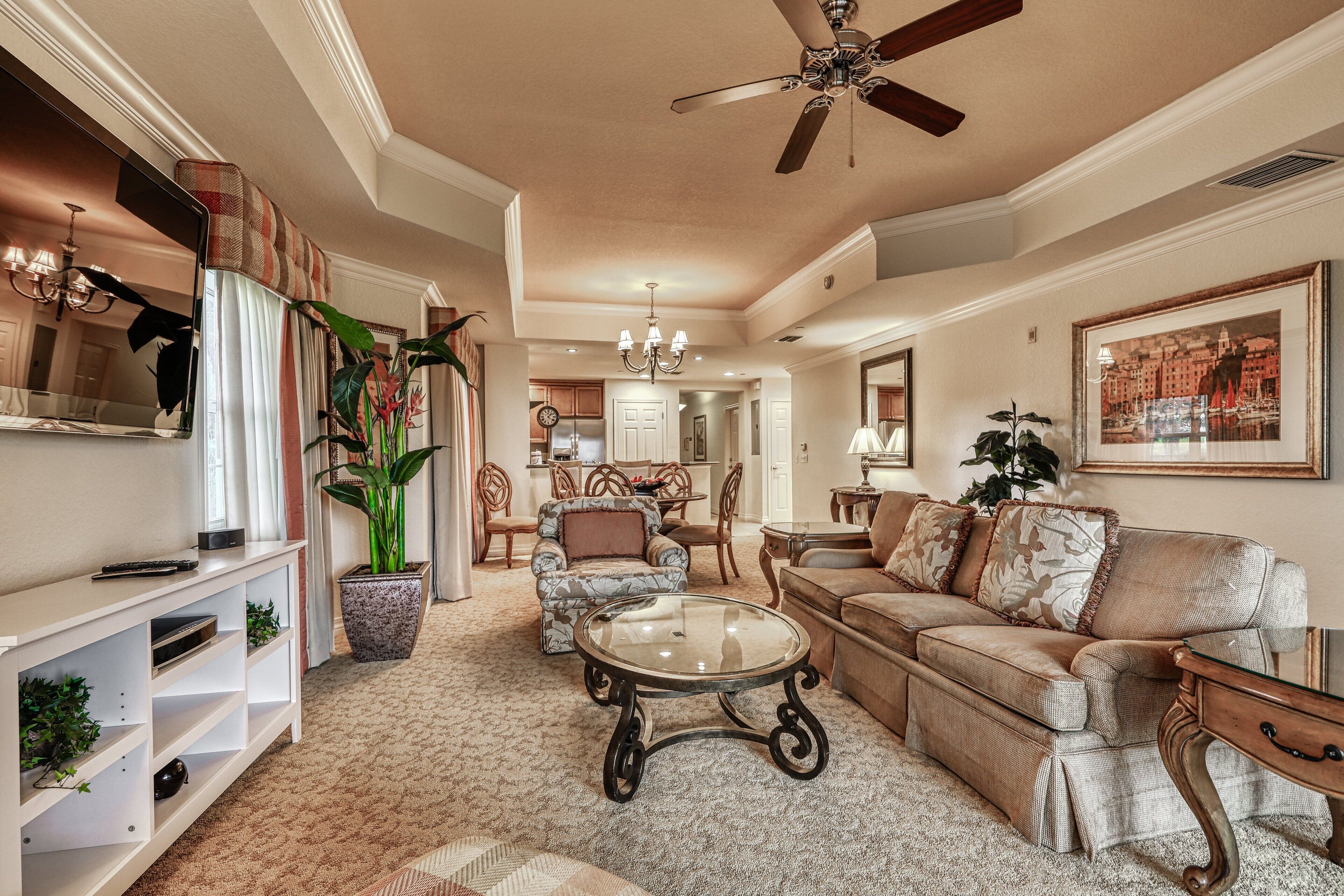 Condo, Multiple Beds, Pool Access, Garden View (Sunset Spectacular-Villas at Reunion) | Living area