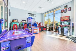 House, Multiple Beds, Pool Access, Pool View (A Goofy Destination - Windsor Island) | Games room - Charming Townhome With Private Pool, Lanai, & Washer/dryer (Davenport)