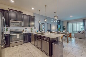 Condo, Multiple Beds, Pool Access, Pool View (Good Vibes Retreat) | Private kitchen - Spacious Townhouse With Private Patio and Resort Amenites (Davenport)